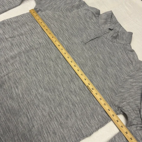 Bonobos 1/4 Zip Pullover Sweatshirt Mens XXL Heather Gray Slim Casual Preppy - Picture 6 of 7